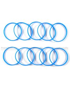 10 PCS Rubber Blue Ring Fit for Shure,Beta57/Beta57A Microphone Grilles 