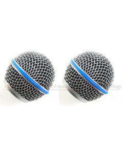 2PCS /LOT Microphone Grille Fit for Shure BETA58A PGX4/SLX4 PGX2/SLX2 Head Mesh