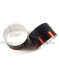 2pcs 99.5MM Bass Voice Coil Woofer white Aluminum High Power For 15 inch Woofer 