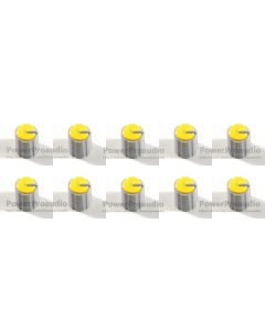 10pcs/lot yellow Rotary Potentiometer fader knobs  For Allen & Heath GL2400 PA12