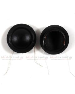2 pcs/lot 19.4mm (0.804") black silk diaphragm Tweeters Voice coil