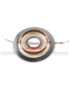 Replacement diaphragm Kit for BMS 4544 44.4mm Aluminium flat wire 8 ohm