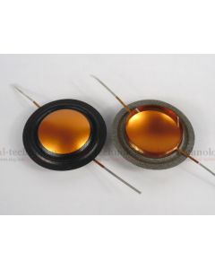2PCS 25.4mm 25.5mm (1") silk+Gold Titanium diaphragm dome Tweeters voice coil