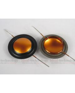 2PCS 25.4mm 25.5mm (1") silk+Gold Titanium diaphragm dome Tweeters voice coil