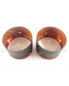 2PCS 100MM Audio Bass Speaker Voice Coil Subwoofer Woofer Sound In /out 2 Layers