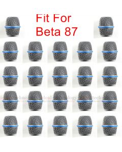 20pcs Replace Ball Head Mesh Microphone Grille Fits For Shure beta87a beta 87