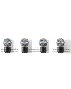 4 X Replacement Ball Head Mesh Microphone Grille with capsule for  BETA58A 