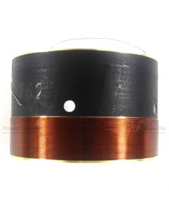 1pcs 76.2mm White aluminum Bass voice coil Pure copper Round wire 8ohm 
