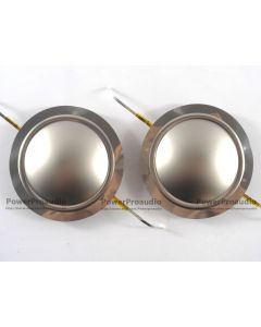 2x  Replacement Diaphragm Repair Kit  For VC 44.4mm 1.75 inch 8 ohm Driver  