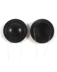 2PCS Voice coil 26mm Black Silk Titanium diaphragm dome Lead wire same way