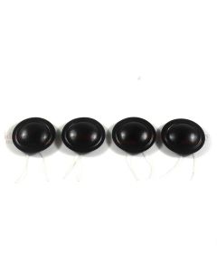 Lot/4pcs of 25.4mm 25.5mm (1 inch) Silk Diaphragm Dome Tweeters Voice Coil 4 Ohm