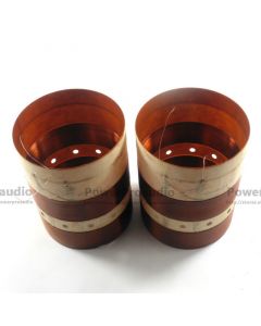 2PCS Replacement Voice coil For 18 Sound 18LW 3000 Speaker Subwoofer 8Ohm 