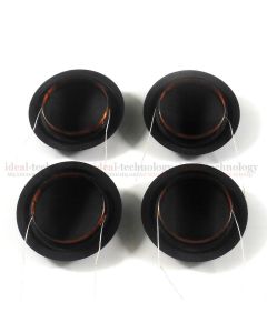 Lot/4pcs of 25.4mm 25.5mm (1 inch) Silk Diaphragm Dome Tweeters Voice Coil 8Ohm