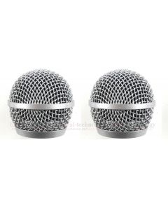 2pcs /lot Replacement Ball Head Mesh Microphone Grille Fits For shure PG48 PG58
