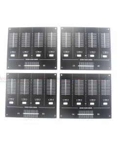 4pcs Dah2830 metal fader panel for pioneer djm-900nexus djm900 900srt