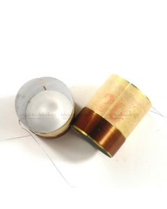   2pcs  20.4mm Voice coil Copper wire 8 Ohm For Loudspeaker Repair 