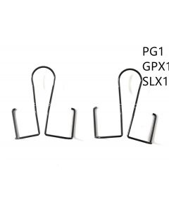 2pc Replacement Belt Clip For Shure PGXD1 PG1 PGX1 SLX1 bodypack Transmitter NEW