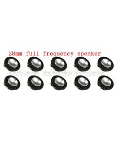 10x 28mm Full Range Speaker Bluetooth Speaker DIY 4ohm 2W Portable Loudspeaker 