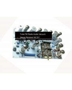 Tube FM Radio Audio Vacuum Stereo Receiver Kit DIY Board Digital frequency meter
