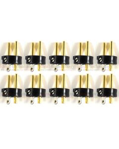 10pcs XLR Plug Connector for Shure SM57 SM58 and BETA58 series Microphones
