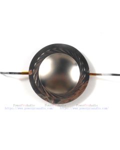 Flat Wire 38.5mm Treble Voice Coil Titanium Film Diaphragm Copper Clad Auminum Coil 38.6Core Speaker Repair 1 Pairs