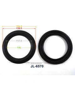New 10 pcs /lot = 5 Pair 6 inch Woofer Repairable Parts / Speaker Rubber Surround  ( 154.5mm / 139.5mm / 117.5mm / 106mm )