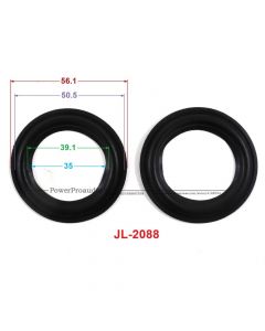 New 10 pcs /lot = 5 Pair 2.5 inch Woofer Repairable Parts / Speaker Rubber Surround  ( 56.1mm / 50.5mm / 39.1mm / 35mm )