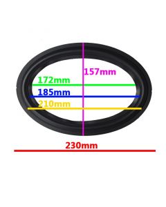New 20 pcs = 10 Pair 6*9 inch 6x9" Woofer Repairable Parts / Speaker Rubber Surround ( 157mm / 185mm / 210mm / 230mm )