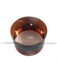 1PCS 100MM Bass Voice Coil Woofer With Sound Air Outlet Hole For 12 inch -18 inch Subwoofer Speaker 8OHM IN /OUT