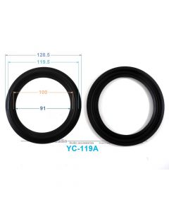 New 10 pcs /lot = 5 Pair 5inch Woofer Repairable Parts / Speaker Rubber Surround  ( 128.5mm / 119.5mm / 100mm / 91mm )
