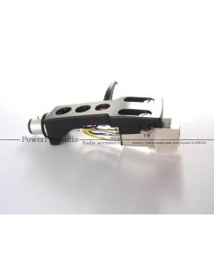 1Set Magnetic Cartridge Stylus + Turntable Headshell 4 Pin Contacts For Phonograph Turntable Gramophone LP Vinyl Needle